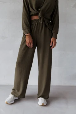 Outlet Pantalon Dallas - kakiEasy Clothes Femme Pantalons