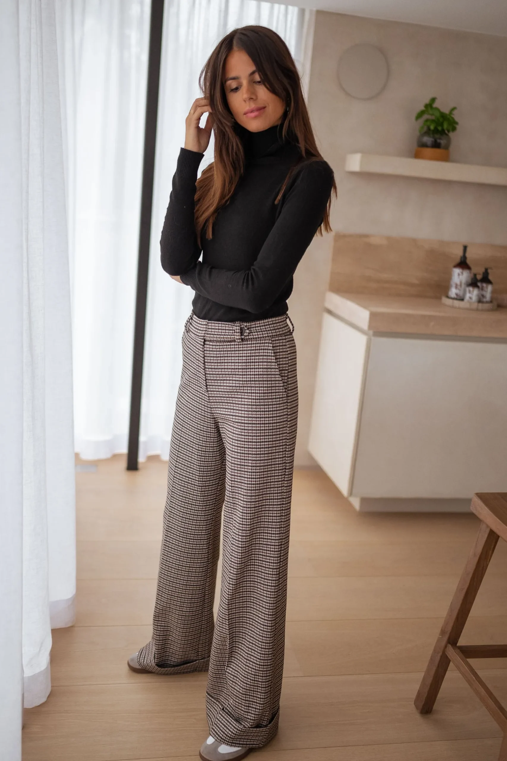 Shop Pantalon Delf CREATION - à carreauxEasy Clothes Femme Pantalons