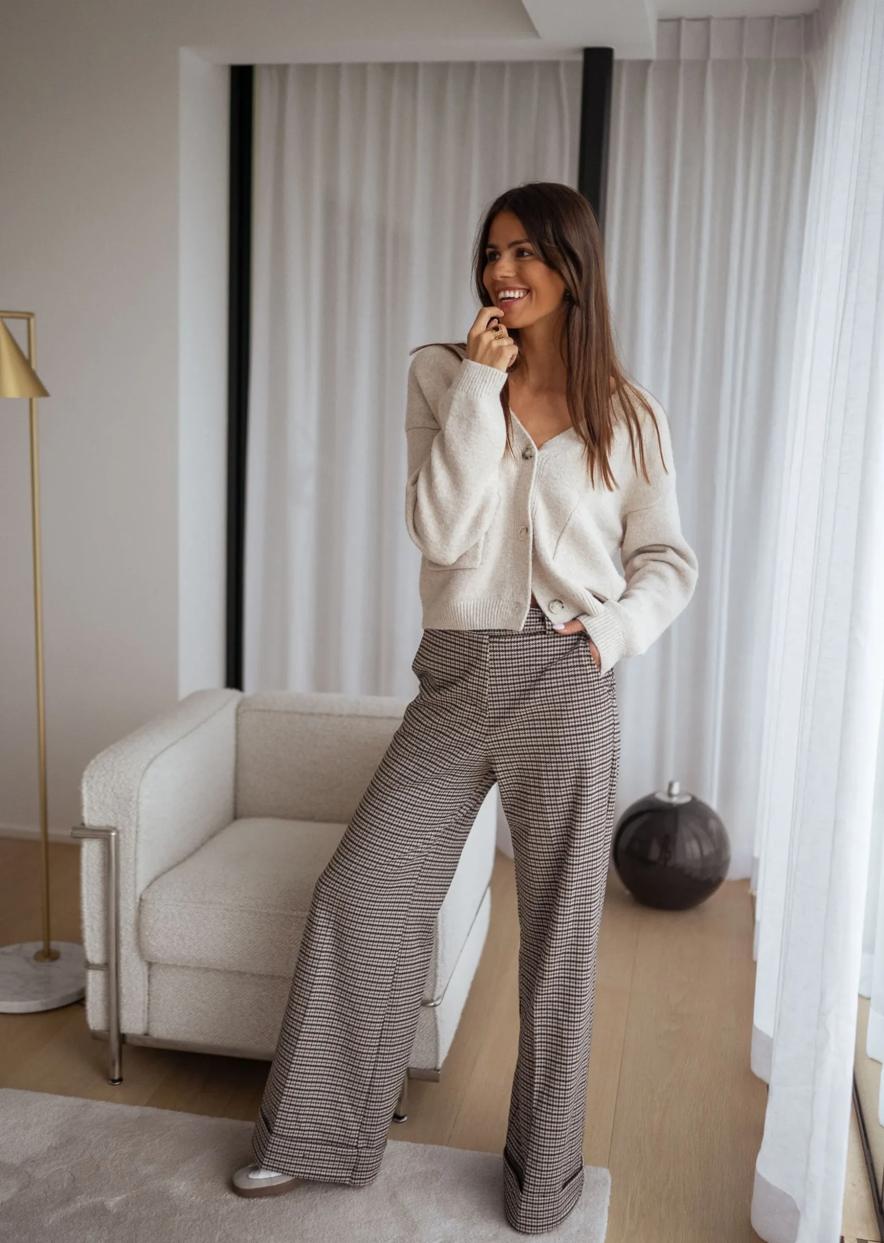 Shop Pantalon Delf CREATION - à carreauxEasy Clothes Femme Pantalons