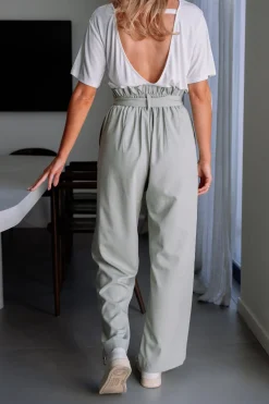 Store Pantalon Dixon - vert saugeEasy Clothes Femme Pantalons