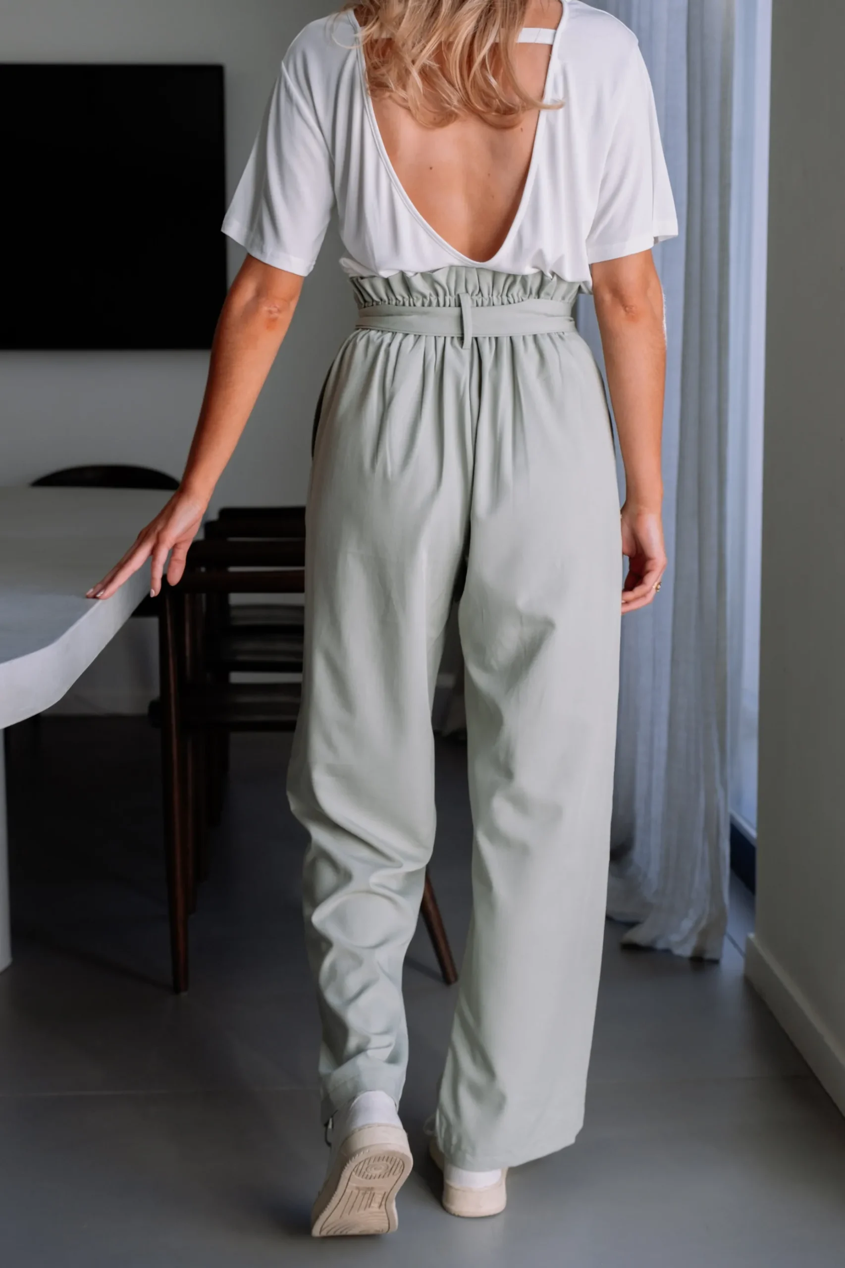 Store Pantalon Dixon - vert saugeEasy Clothes Femme Pantalons