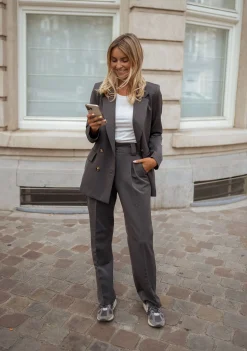 Store Pantalon Ellie - grisEasy Clothes Femme Pantalons