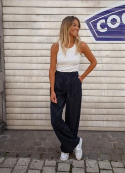 Fashion Pantalon Jimmy - bleu foncéEasy Clothes Femme Pantalons