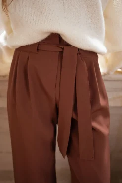 Fashion Pantalon Kalie - chocolatEasy Clothes Femme Pantalons