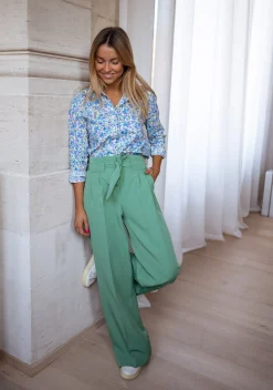 Fashion Pantalon Kalie - vert d’eauEasy Clothes Femme Pantalons