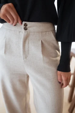 Online Pantalon Marcus - beigeEasy Clothes Femme Pantalons