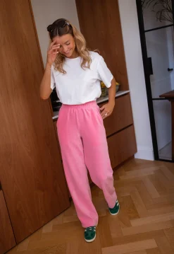 Discount Pantalon Oscar - rose en veloursEasy Clothes Femme Pantalons