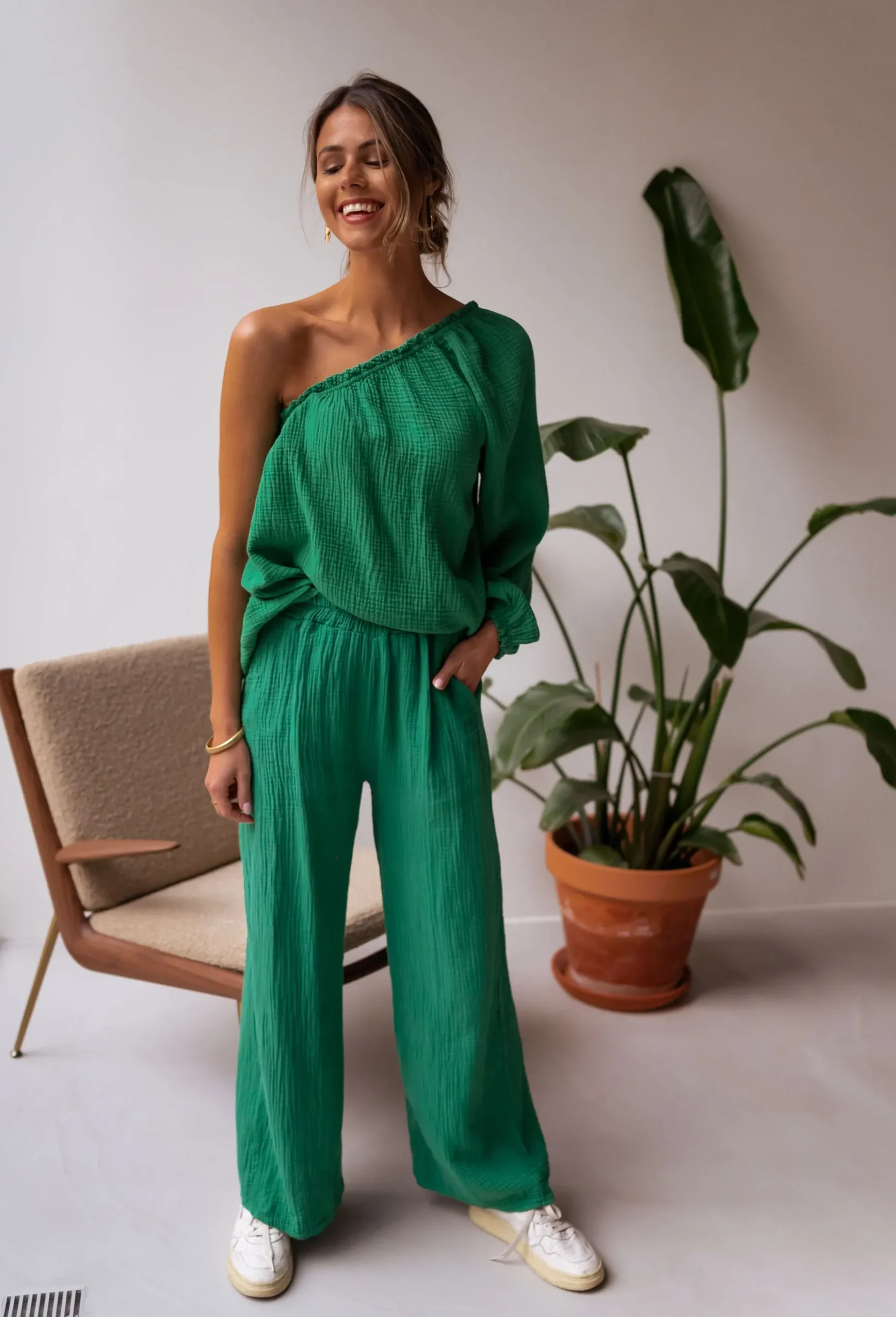 Discount Pantalon Sacha - vertEasy Clothes Femme Pantalons