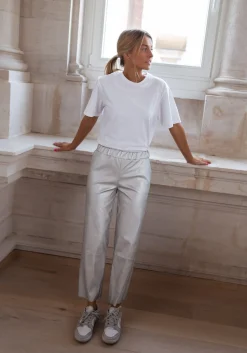Flash Sale Pantalon Victoire - argentéEasy Clothes Femme Pantalons