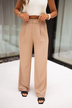 Cheap Pantalon Victor - beigeEasy Clothes Femme Pantalons