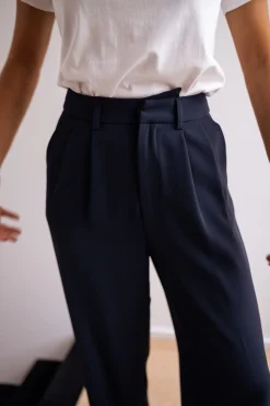 Store Pantalon Victor - Bleu marineEasy Clothes Femme Pantalons