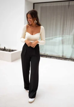 Store Pantalon Victor - noirEasy Clothes Femme Pantalons