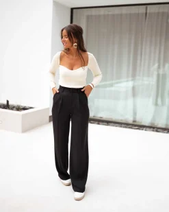 Store Pantalon Victor - noirEasy Clothes Femme Pantalons