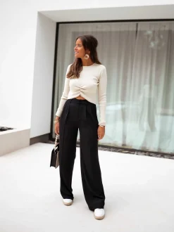 Store Pantalon Victor - noirEasy Clothes Femme Pantalons