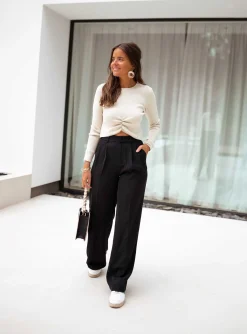 Store Pantalon Victor - noirEasy Clothes Femme Pantalons