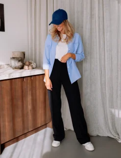 Flash Sale Pantalon Zane CREATION - bleu foncéEasy Clothes Femme Pantalons