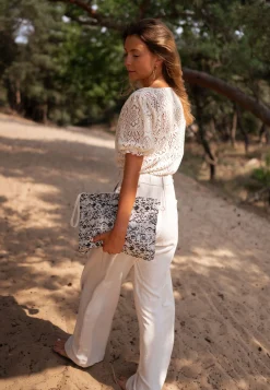 Fashion Pochette Evka - écrue et noireEasy Clothes Sacs & Pochettes