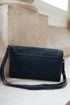 Outlet Pochette Jiani - marine/grise en cuirEasy Clothes Sacs & Pochettes