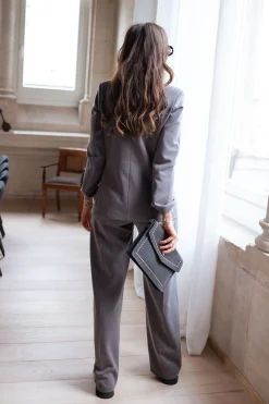 Outlet Pochette Jiani - marine/grise en cuirEasy Clothes Sacs & Pochettes