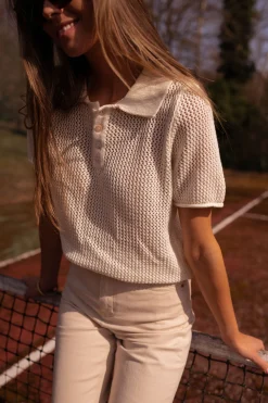Store Polo Laurane - écruEasy Clothes Femme Chemisiers & Blouses
