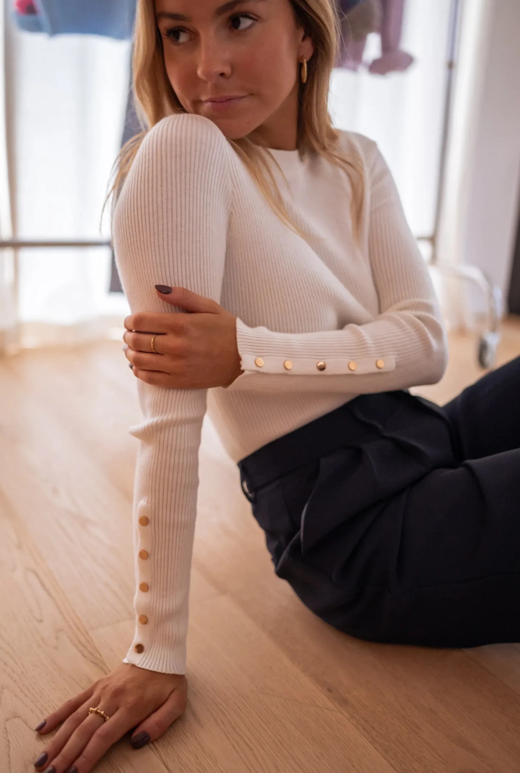 New Pull - Benoit - écruEasy Clothes Femme Pulls & Gilets