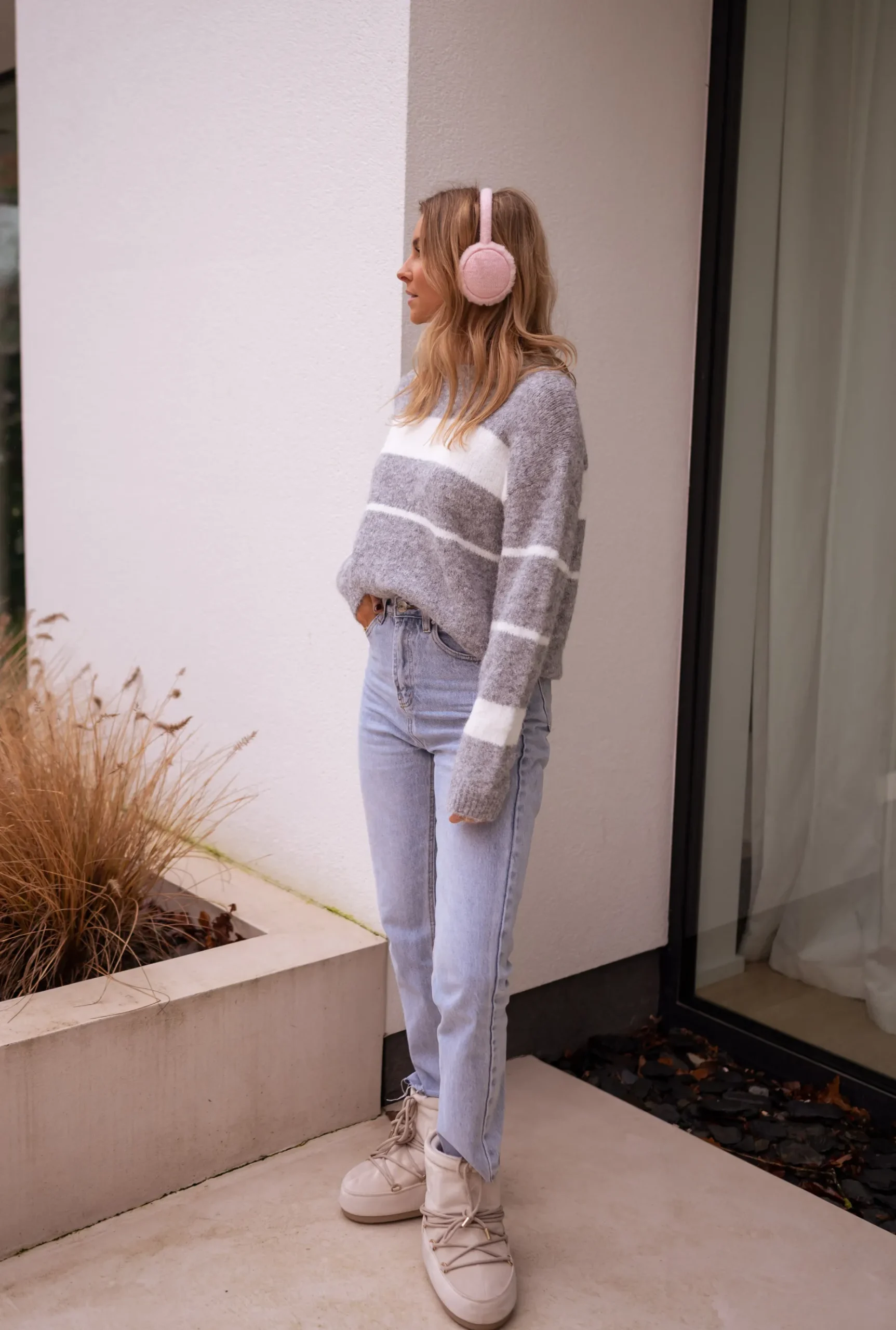 Cheap Pull - Joe - gris à lignesEasy Clothes Femme Pulls & Gilets