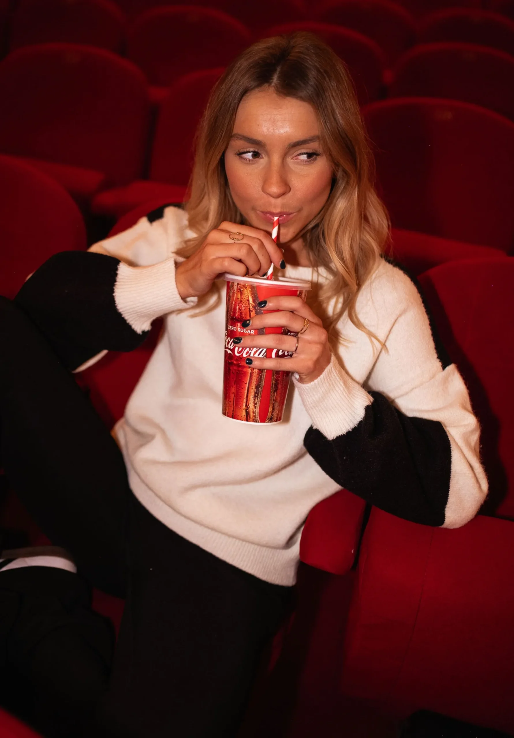 Cheap Pull Aline - écru et noirEasy Clothes Femme Pulls & Gilets