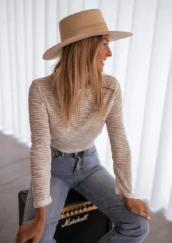 Hot Pull Bely Écru | Brodé | Vêtements FemmeEasy Clothes Femme Pulls & Gilets