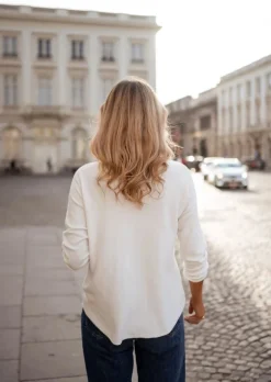 Sale Pull Bouma - Écru - Made In Italy - Taille UniqueEasy Clothes Femme Pulls & Gilets