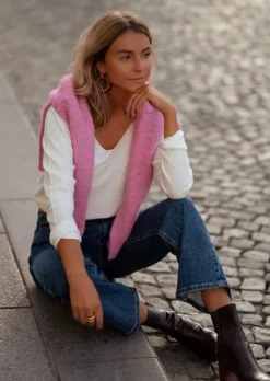 Sale Pull Bouma - Écru - Made In Italy - Taille UniqueEasy Clothes Femme Pulls & Gilets