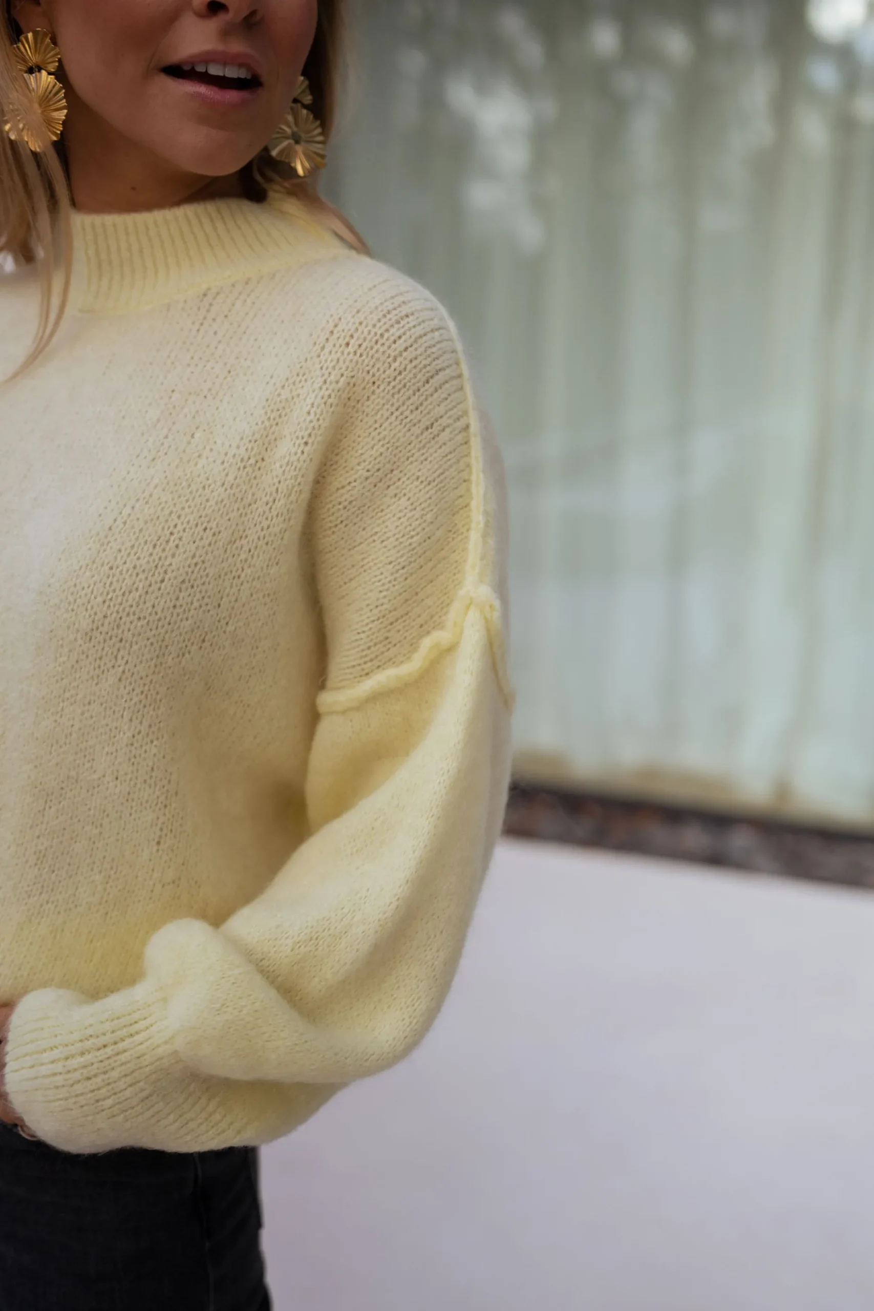 Clearance Pull Eden - jauneEasy Clothes Femme Pulls & Gilets