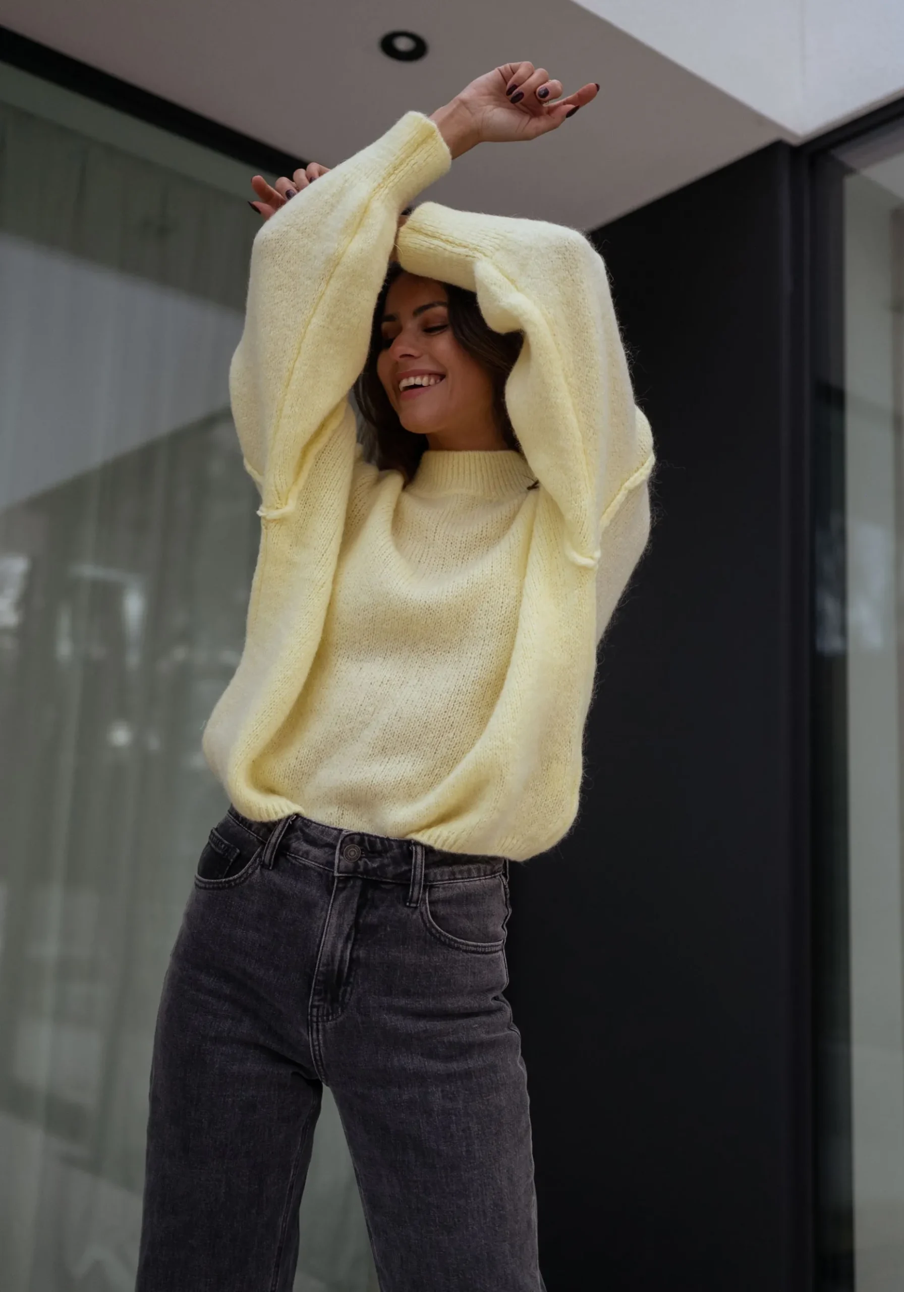 Clearance Pull Eden - jauneEasy Clothes Femme Pulls & Gilets