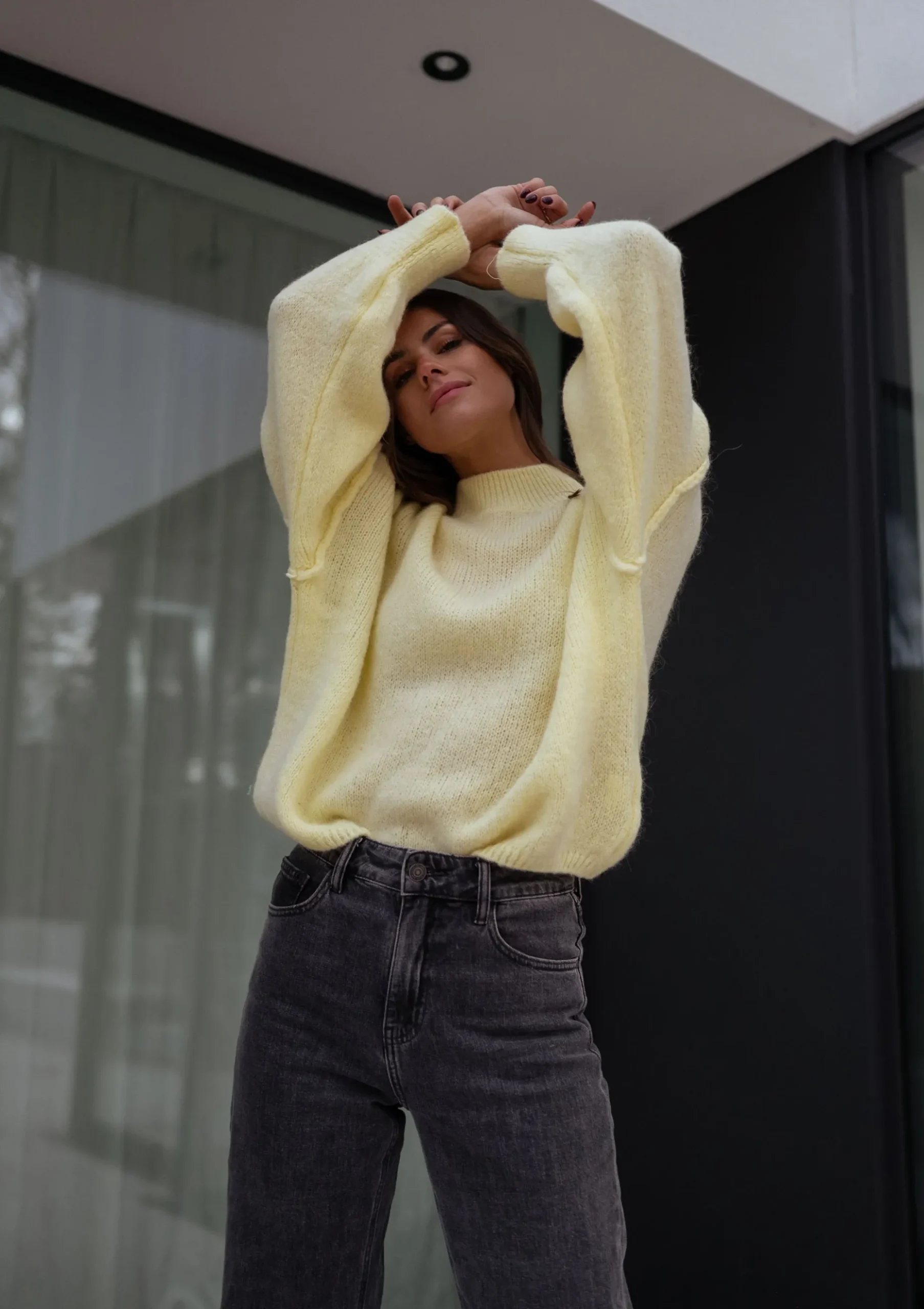 Clearance Pull Eden - jauneEasy Clothes Femme Pulls & Gilets