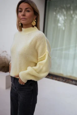 Clearance Pull Eden - jauneEasy Clothes Femme Pulls & Gilets