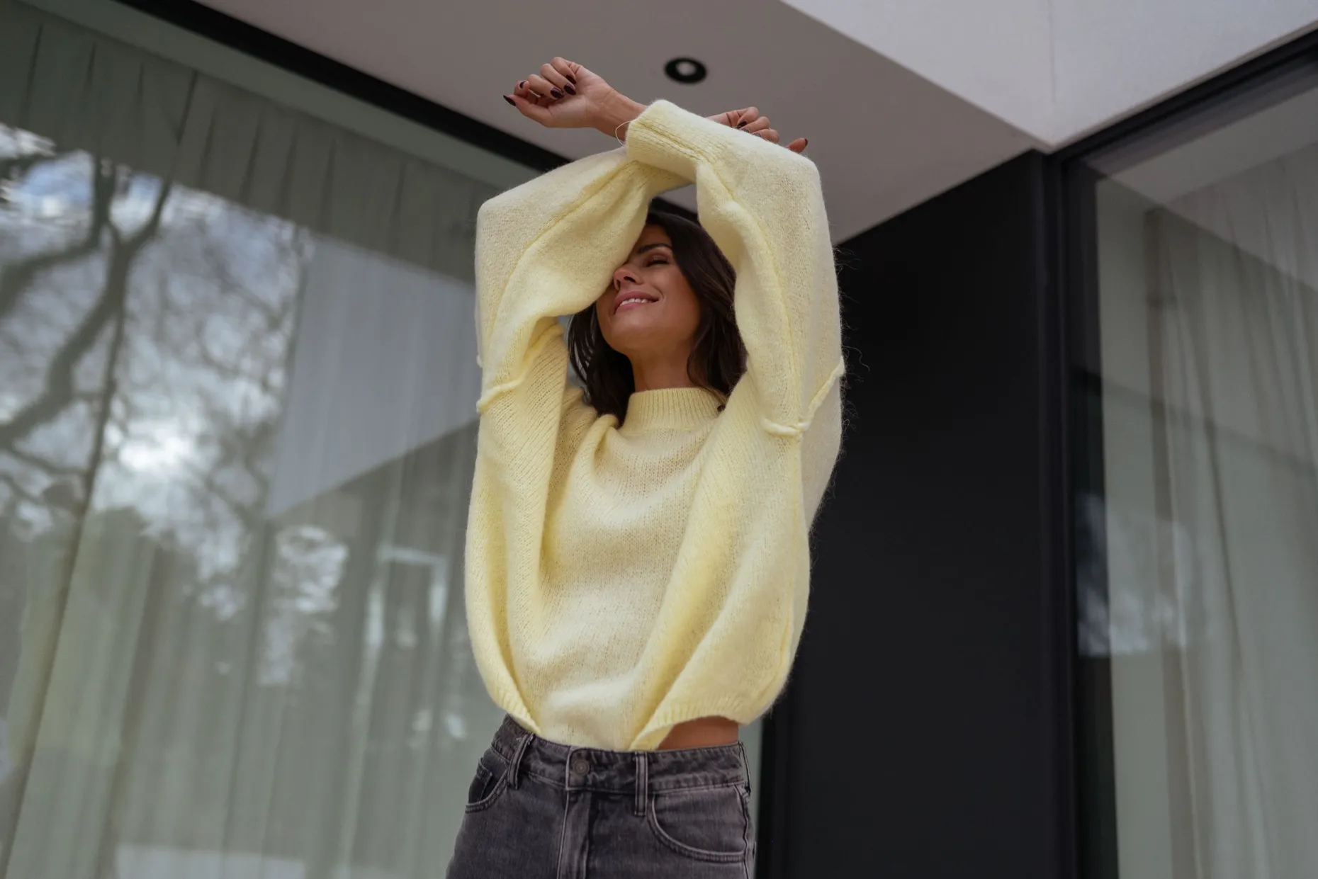 Clearance Pull Eden - jauneEasy Clothes Femme Pulls & Gilets