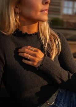 Outlet Pull Fin Noir - Dina - Doux - MotifsEasy Clothes Femme Pulls & Gilets