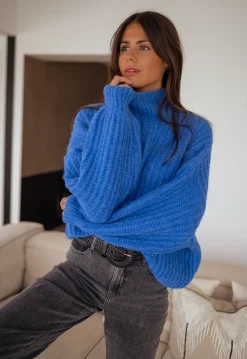 Best Sale Pull Gabou - bleuEasy Clothes Femme Pulls & Gilets