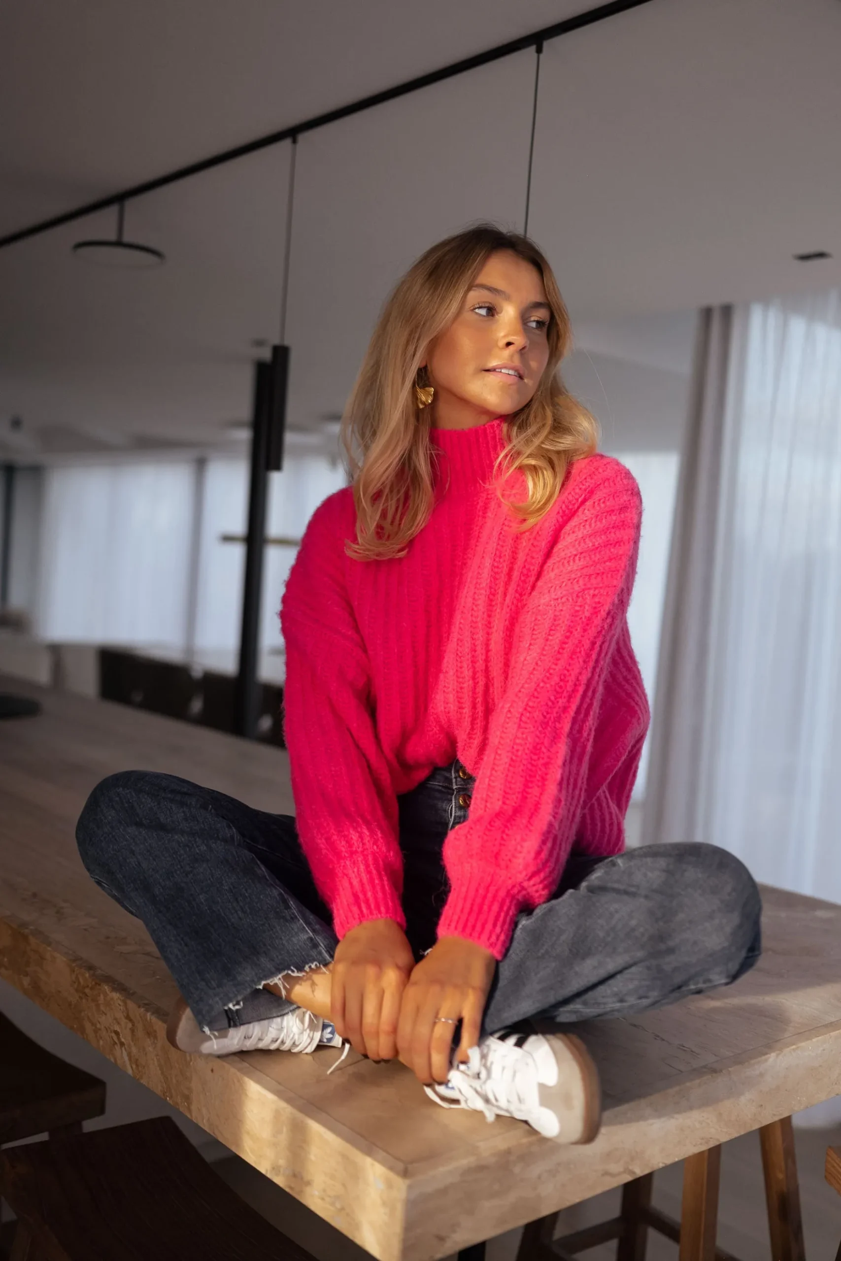 Best Pull Gabou - rose fuchsiaEasy Clothes Femme Pulls & Gilets