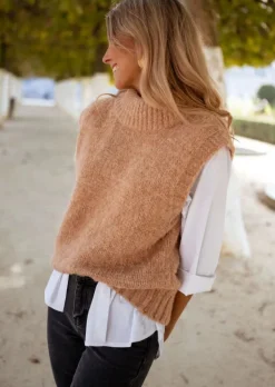 Outlet Pull Grenoble - Sans Manche - CamelEasy Clothes Femme Pulls & Gilets