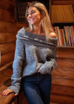 Sale Pull Gris - Melan - Doux - Vêtements TendancesEasy Clothes Femme Pulls & Gilets