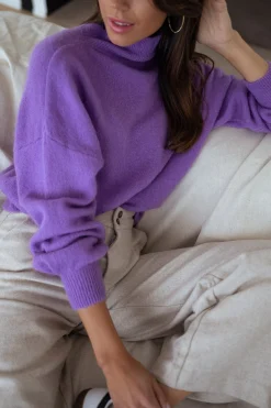 Cheap Pull Jeff - mauveEasy Clothes Femme Pulls & Gilets