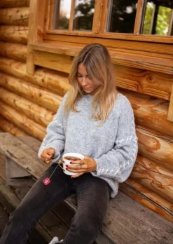 Outlet Pull Léo - Gris - Vêtements FemmeEasy Clothes Femme Pulls & Gilets