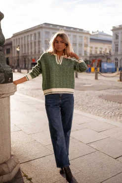 Store Pull Lomond - Vert - Coupe Droite - Taille UniqueEasy Clothes Femme Pulls & Gilets