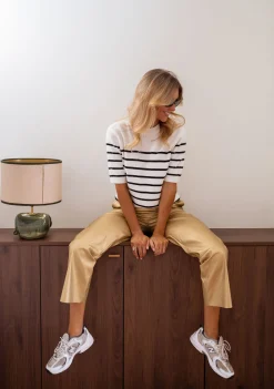 Cheap Pull Lubin - à lignes à manches courtesEasy Clothes Femme Pulls & Gilets