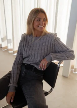 Online Pull Lucas - grisEasy Clothes Femme Pulls & Gilets