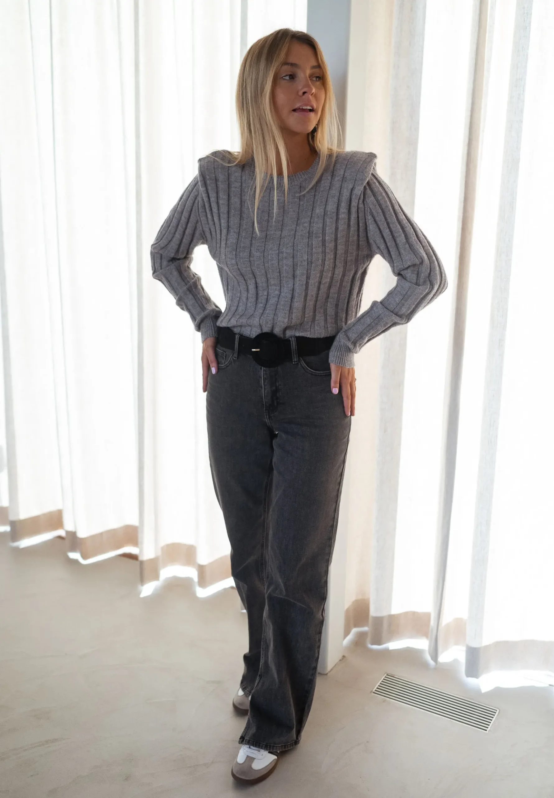 Online Pull Lucas - grisEasy Clothes Femme Pulls & Gilets