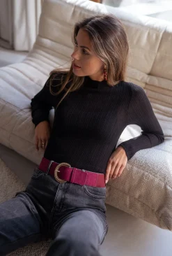 Best Pull Lucie - en maille fine noirEasy Clothes Femme Pulls & Gilets