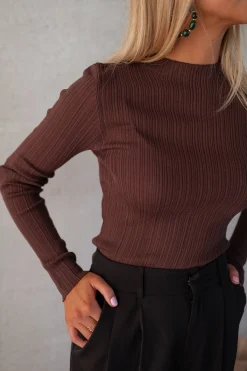 Fashion Pull Lucie - en maille fine brunEasy Clothes Femme Pulls & Gilets