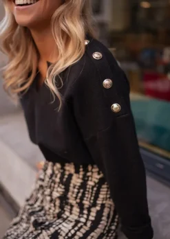 Discount Pull Marion - Noir - Doux & Col en VEasy Clothes Femme Pulls & Gilets