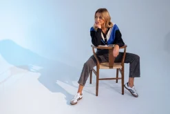 Hot Pull Neve - bleu et écruEasy Clothes Femme Pulls & Gilets